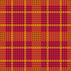 Decorative tartan plaid tiles pattern illustration