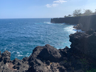 Cap méchant sur l'île de la Réunion