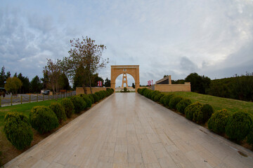 Turkish 57th regiment cemetery of Battle of Gallipoli (Canakkale Savasi),Canakkale (Dardanelles),...