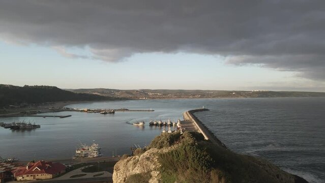 Şile Harbor in the moorning