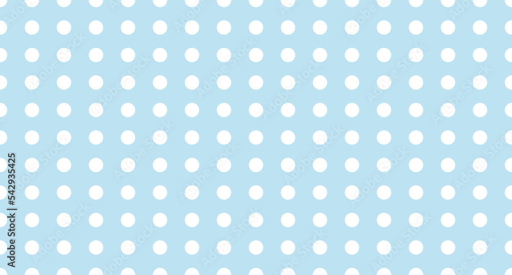 Poster seamless polka dot pattern. vector repeating texture. polka dot with color pastel background. blue p