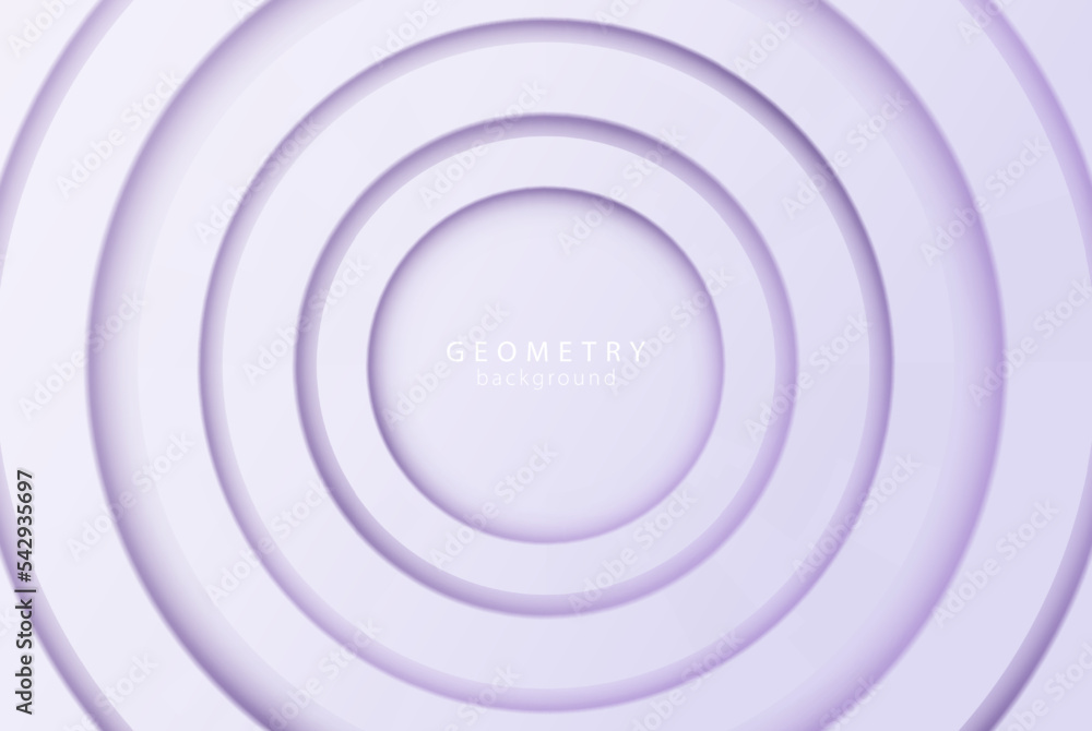 Poster futuristic circle background in neomorphism style. geometric round empty pattern. abstract circular 