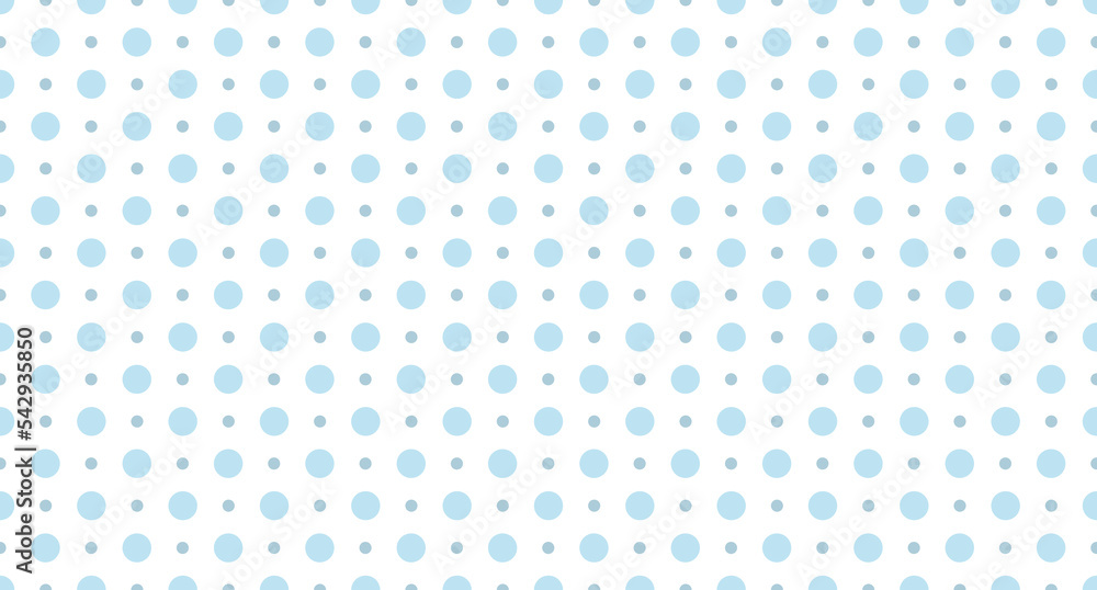 Poster seamless polka dot pattern. vector repeating texture. polka dot with color pastel background. blue p