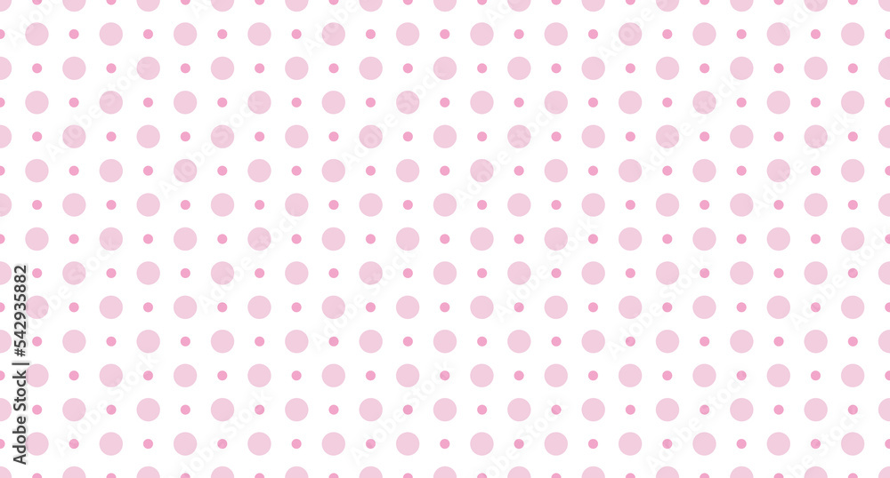 Aufkleber seamless polka dot pattern. vector repeating texture. polka dot with color pastel background. pink p