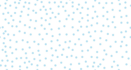 Seamless polka dot pattern. Vector repeating texture. Polka dot with color pastel background. Blue polka dot pattern. Blue polka wrapping texture. Vector illustration © Aozora