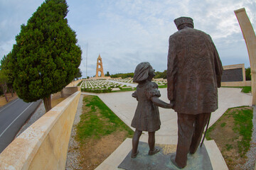 Turkish 57th regiment cemetery of Battle of Gallipoli (Canakkale Savasi),Canakkale (Dardanelles),...