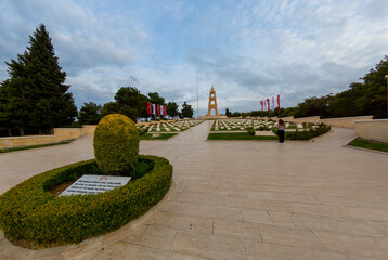 Turkish 57th regiment cemetery of Battle of Gallipoli (Canakkale Savasi),Canakkale (Dardanelles),...