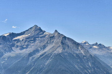 La Grivola, a splendid peak seen from Vetan