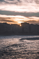 Atardecer mar&iacute;timo