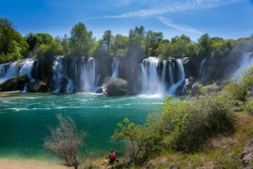 Kravice waterfalls in Bosnia Herzegovina