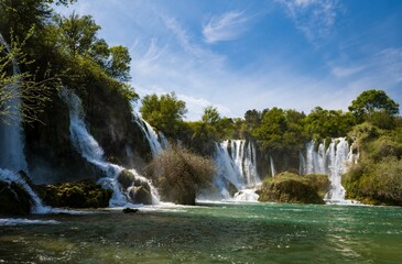 Kravice waterfalls in Bosnia Herzegovina