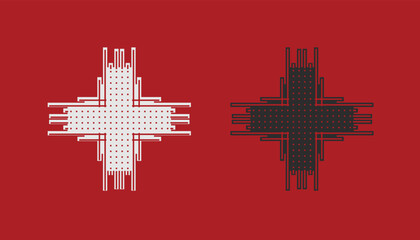 Obraz premium medical cross