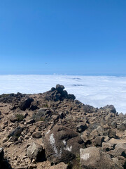 Sommet du mont Bénare sur l'île de la Réunion