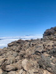 Fototapeta na wymiar Sommet du mont Bénare sur l'île de la Réunion