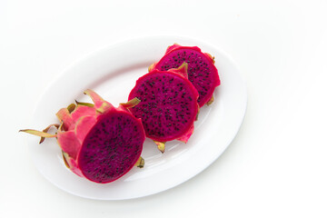 Dragon Heart Fruit or Pitahaya