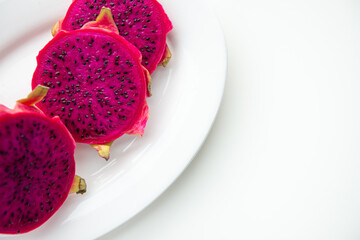 Dragon Heart Fruit or Pitahaya