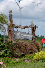 letters written on the sign