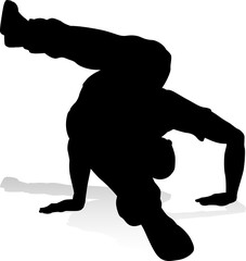 Street Dance Dancer Silhouette