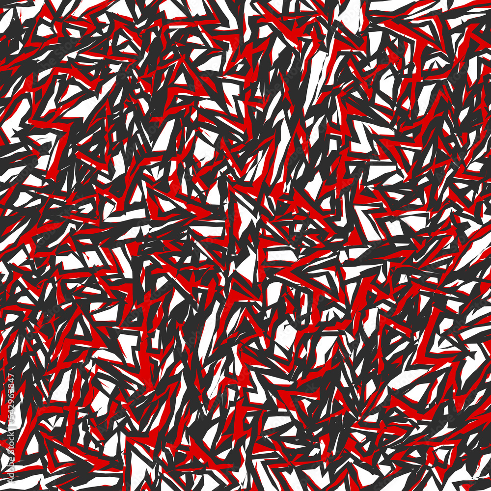 Poster abstract background with seamless rough lines pattern