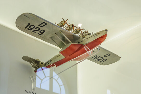 DRESDEN, GERMANY - MAY 2015: flying boat Dornier Do X in Dresden