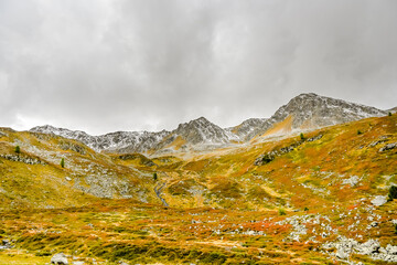 Flüela, Flüelapass, Alpen, Passhöhe, Passstrasse, Bergstrasse, Steinschlag, Felsen, Wanderweg,...