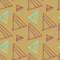 Abstract seamless pattern. Fashionable graphics. Seamless pattern. Design of fabric, dresses, bed linen, wrapping paper. Paper wrapping pattern, fabric prints, wallpaper decor.