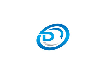 logo letter D vector initial company icon business logo vector