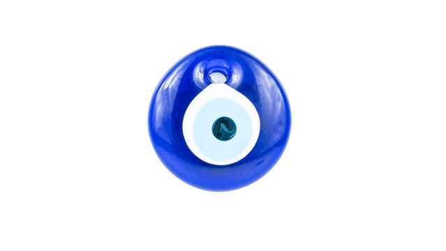 evil eye bead png. Traditional Turkish culture items. Blue bead for prevent bad luck
