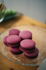 in this photo with macaroons
