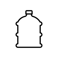 water bottle, bottle, icon, symbol, template, flat 