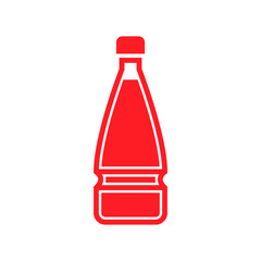 water bottle, bottle, icon, symbol, template, flat, color