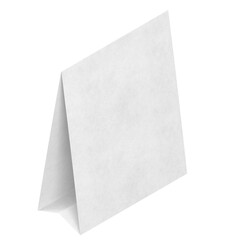 3d rendering illustration of a table tent template