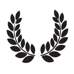 wheat trophy symbol vector design
