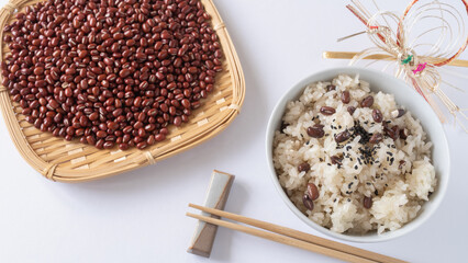 和食の赤飯・小豆のご飯｜日本のお祝いのご飯
