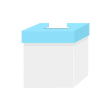 Ballot box icon isolate on transparent background