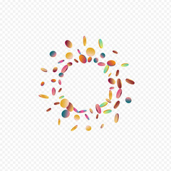 Rainbow Round Independence Transparent