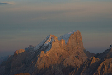 sunrise in the mountains