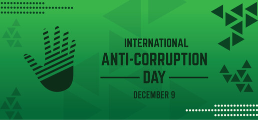 Vector illustration on the theme of International Anti Corruption day observed each year on December 09th