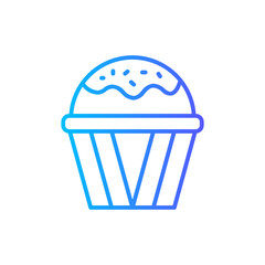 cupcake gradient icon