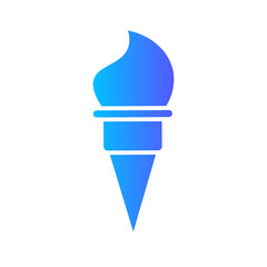 ice cream gradient icon