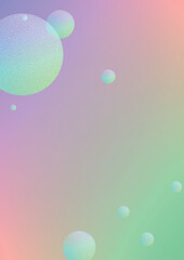 Holographic fluid with radial circles