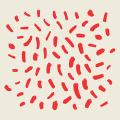 hand drawing vector modern brush pen pattern