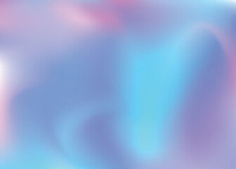 Holographic Gradient. Hipster Card. Pearlescent Background. Metal Creative Brochure. Hologram Background. Shiny Effect. Violet Neon Texture. Digital Fluid. Blue Holographic Gradient