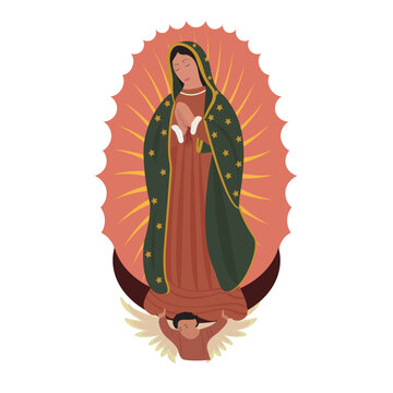 The Virgin of Guadalupe is the image of the Virgin, the most revered shrine of Latin America.