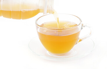 cup of tea with lemon