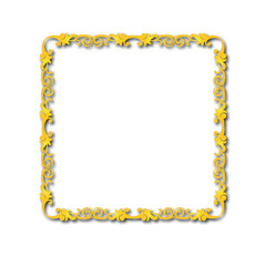 Frame, in the style of an ornament, Vector illustration eps 10, Art.	