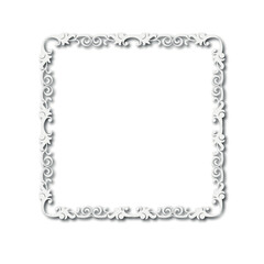 Frame, in the style of an ornament, Vector illustration eps 10, Art.	