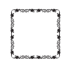 Frame, in the style of an ornament, Vector illustration eps 10, Art.	