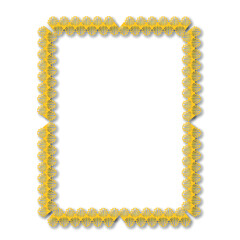 Frame, in the style of an ornament, Vector illustration eps 10, Art.	