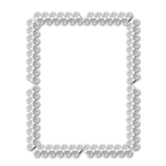 Frame, in the style of an ornament, Vector illustration eps 10, Art.	